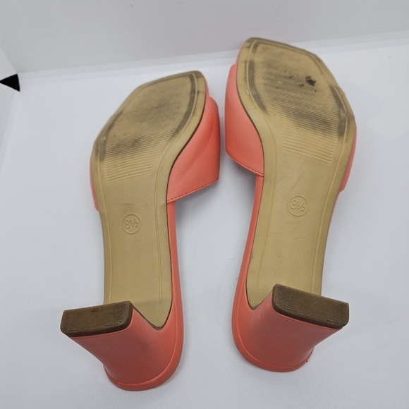 a new day coral pink heeled slides size 8.5 - Picture 8 of 11